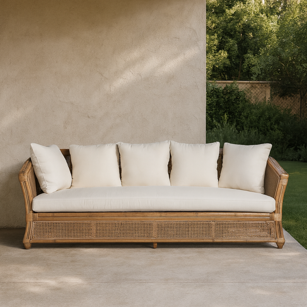 Outdoor 3 Seater Rattan Sofa