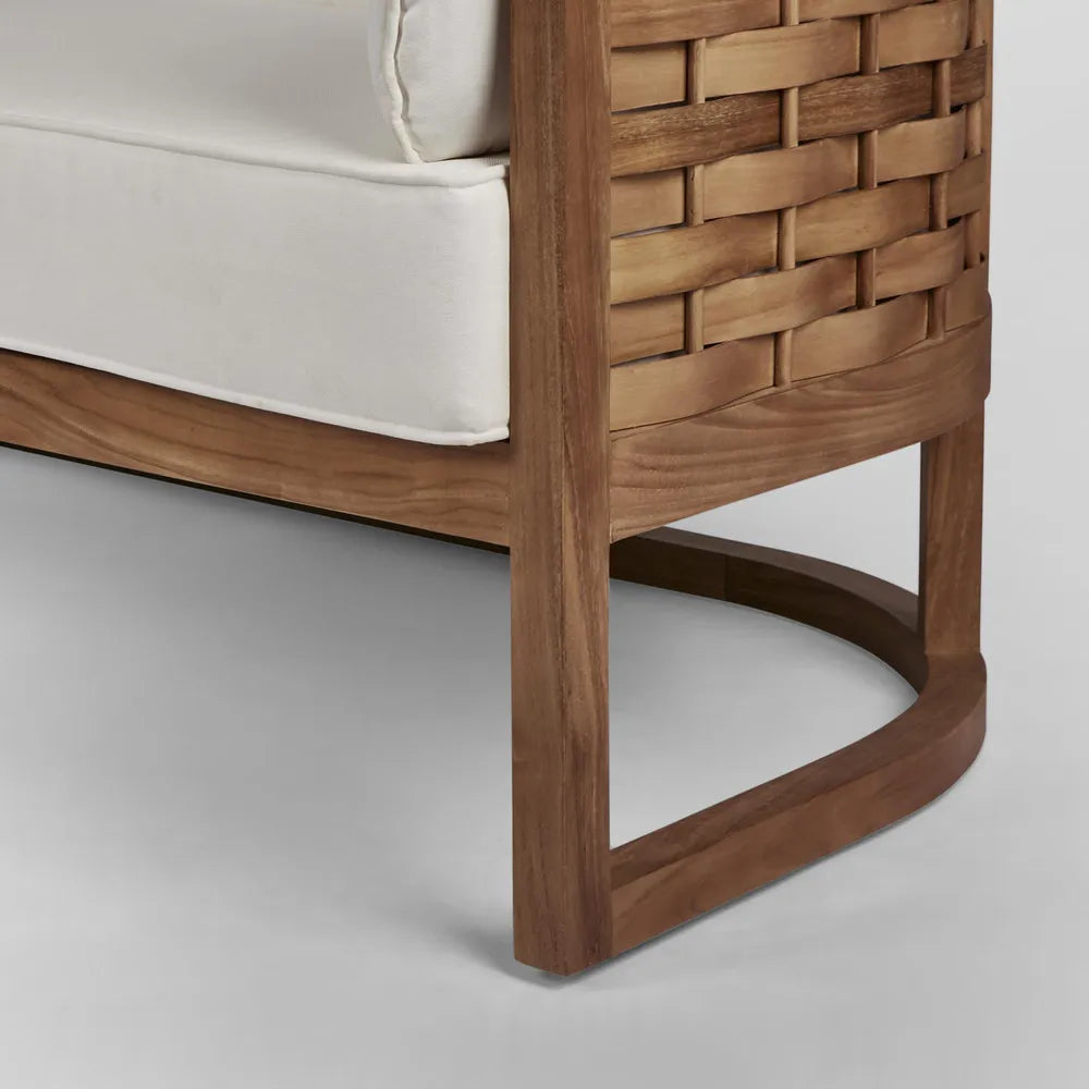 Cove 3 Seater Teak Outdoor Sofa