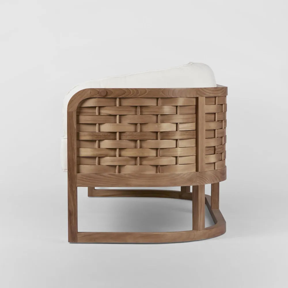 Cove 3 Seater Teak Outdoor Sofa