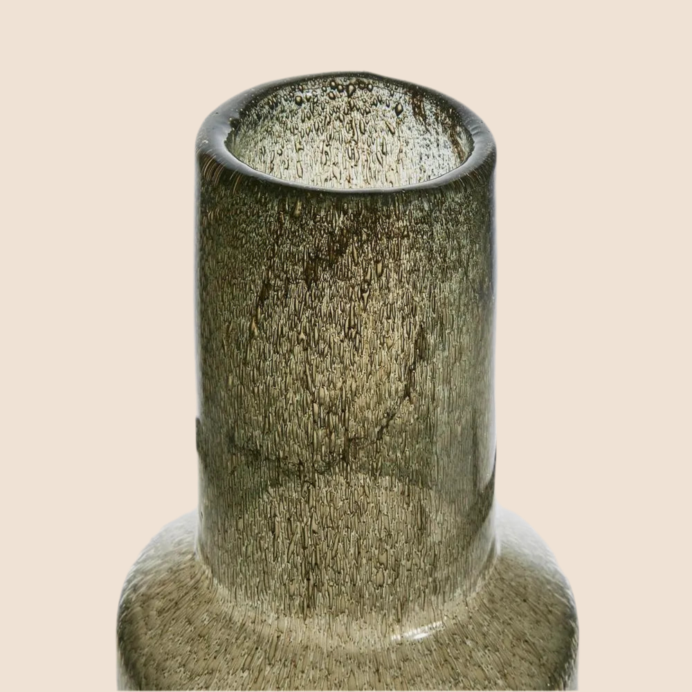 Dune Column Vase - Smoke