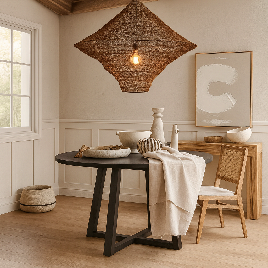Crumple Ceiling Pendant Brass - Large
