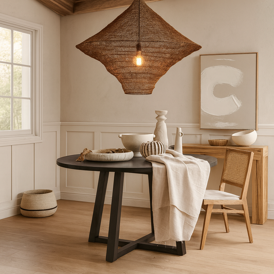 Crumple Ceiling Pendant Brass - Large