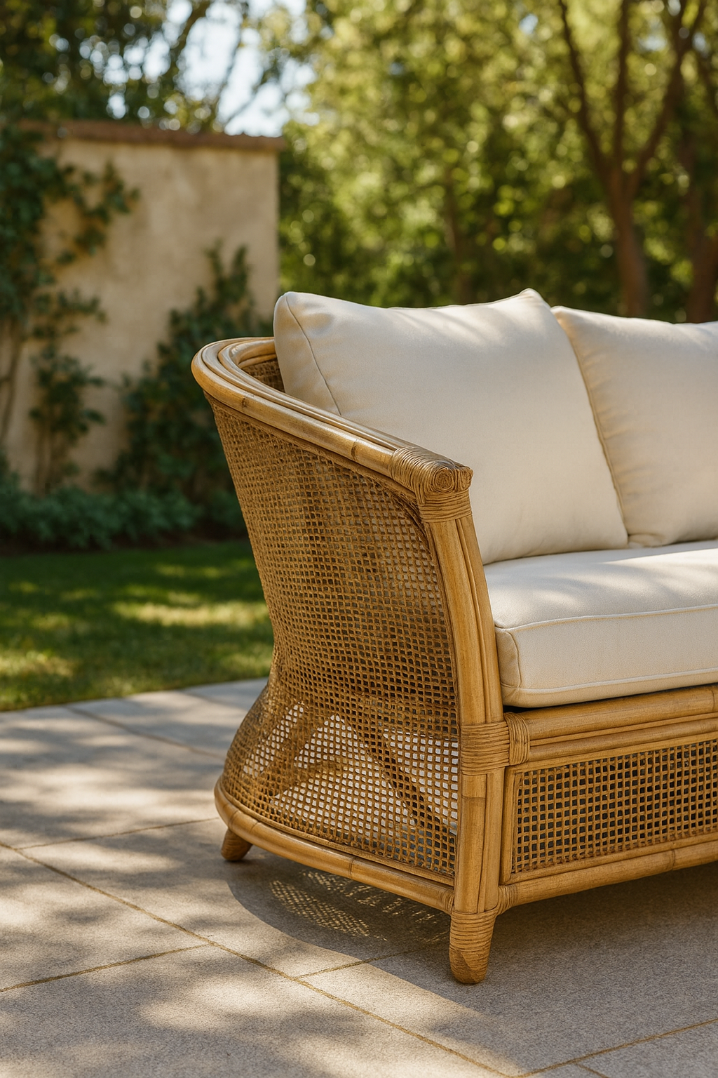 Outdoor 3 Seater Rattan Sofa