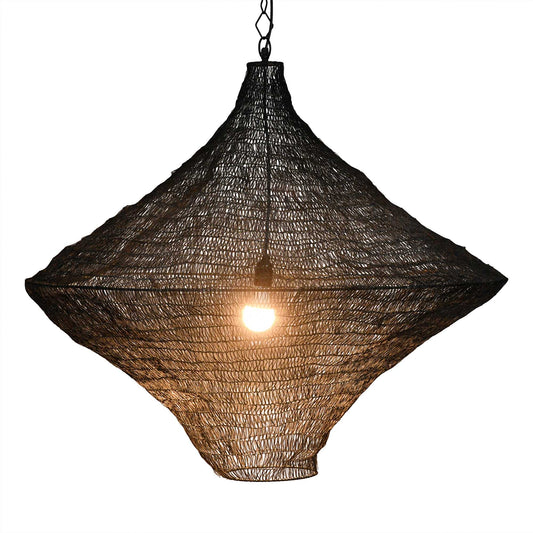 METROPOLITAN CEILING PENDANT BLACK LARGE