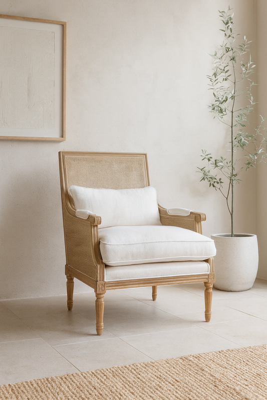 Hamptons Classic Cane Armchair Cane