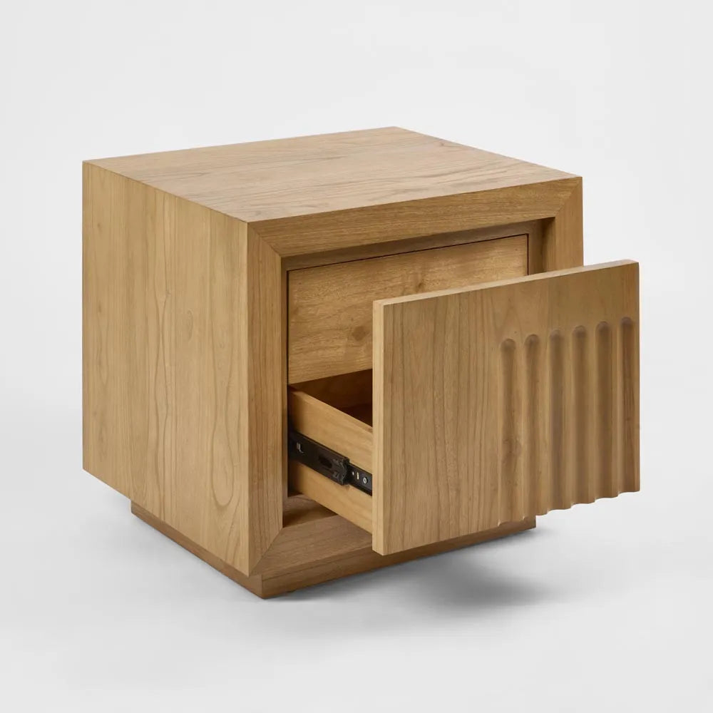 Tully Bedside Table, Natural