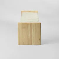 Turin Bench Seat - Ivory & Natural