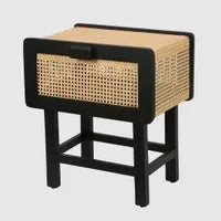 Arden Bedside Table Black