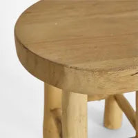 Rustic Teak Stool