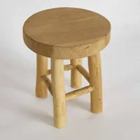 Rustic Teak Stool