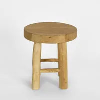 Rustic Teak Stool