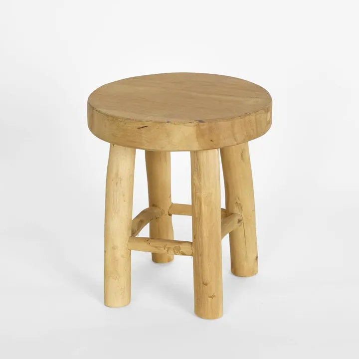 Rustic Teak Stool