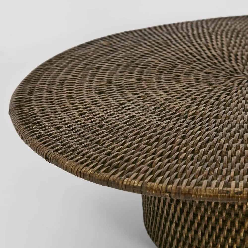 Rattan Stand Set of 3 - Brown
