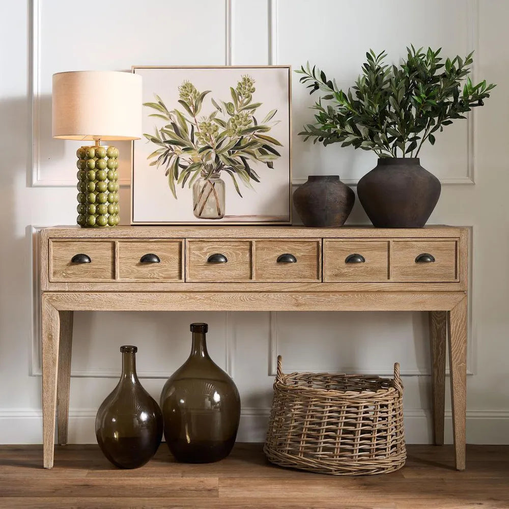 Baylow 6 Drawer Console Table