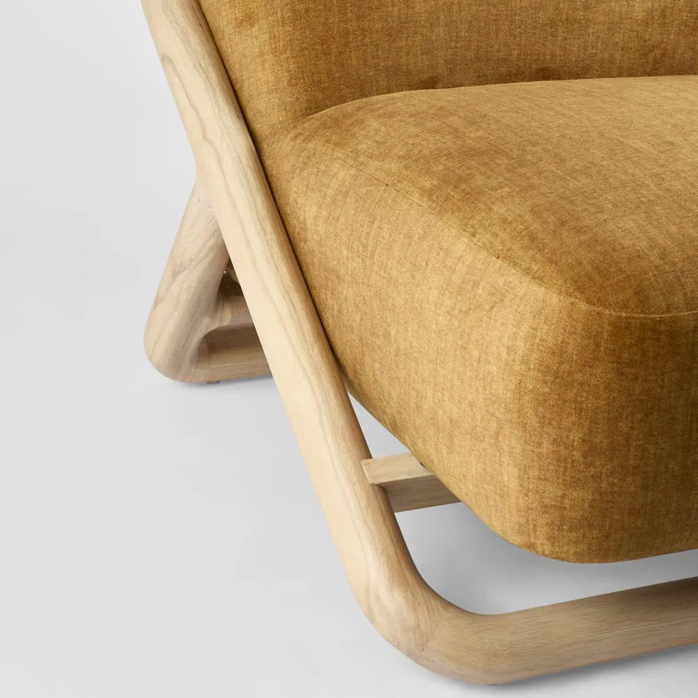 Stonehenge Accent Armchair - Mustard