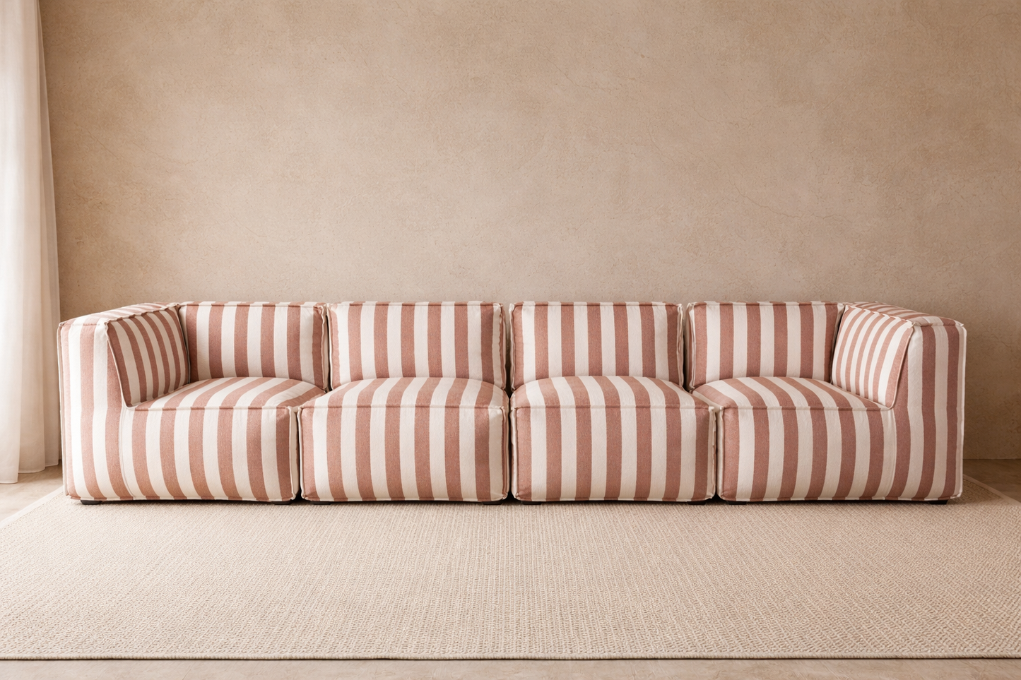 Terracotta Modular Single Seat - Outdoor