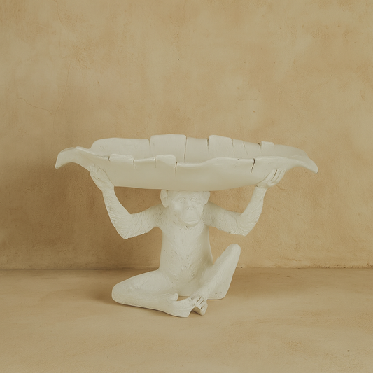 Louis The Monkey Bowl - White
