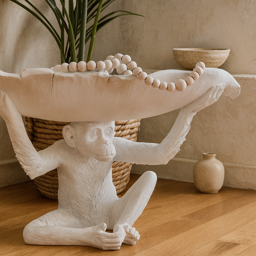 Louis The Monkey Bowl - White