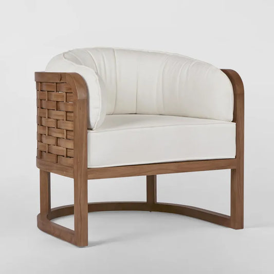 Weave Teak Armchair -Outdoor